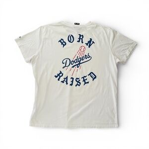 Born x Raised X New Era Los Angeles Dodgers T Shirt